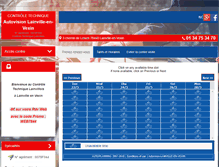 Tablet Screenshot of controle-technique-lainvillois.com